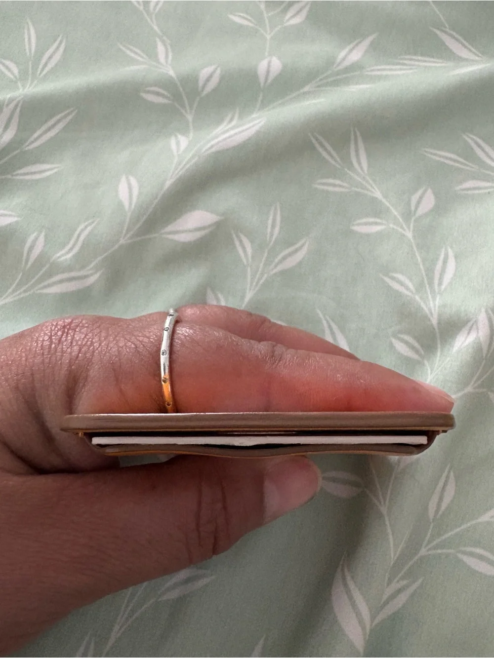Apple Orange MagSafe Leather Card Pocket